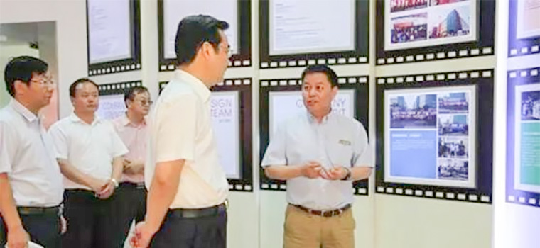 常州市副市長武進區區委書記史志軍到訪超凡標牌考察調研