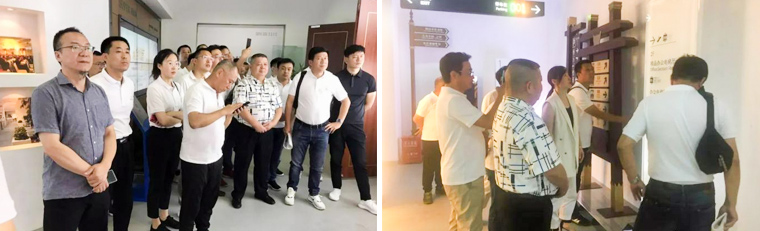加強交流增友誼 互相學習共發展-青島市標識行業協會到訪超凡標牌考察